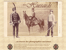 Tablet Screenshot of hussards-photos.com